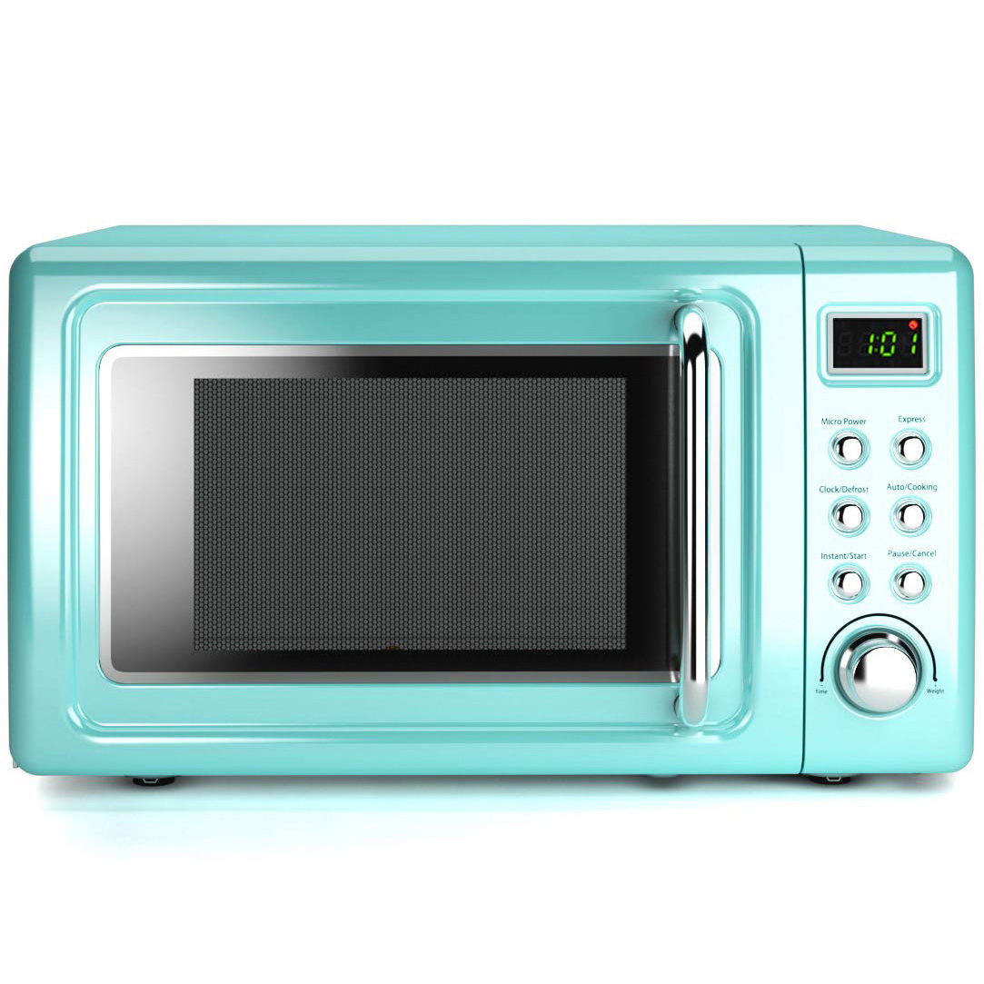 Retro Countertop Microwave Oven - Microwave Oven-Green