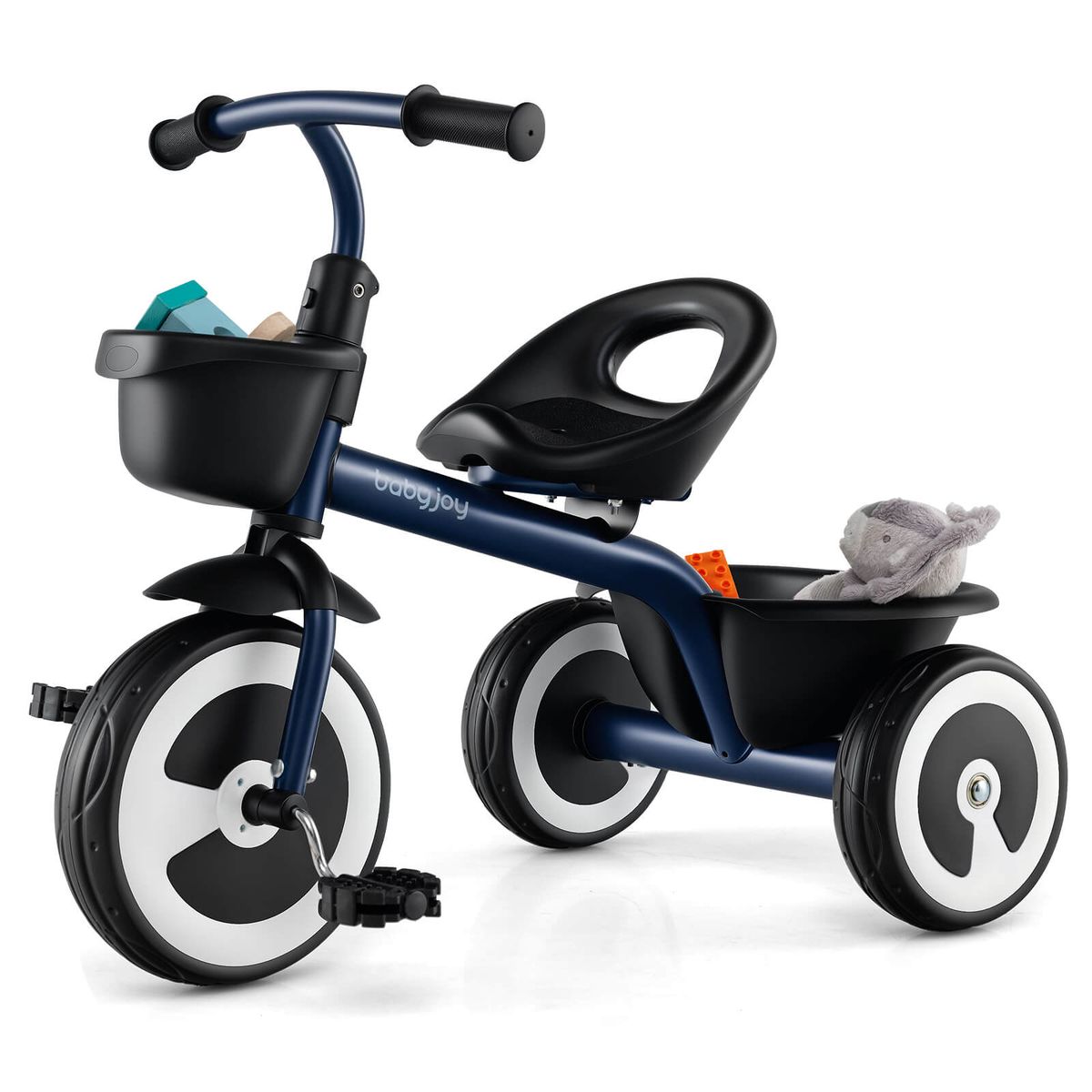Toddler Trike with Adjustable Seat  - Navy