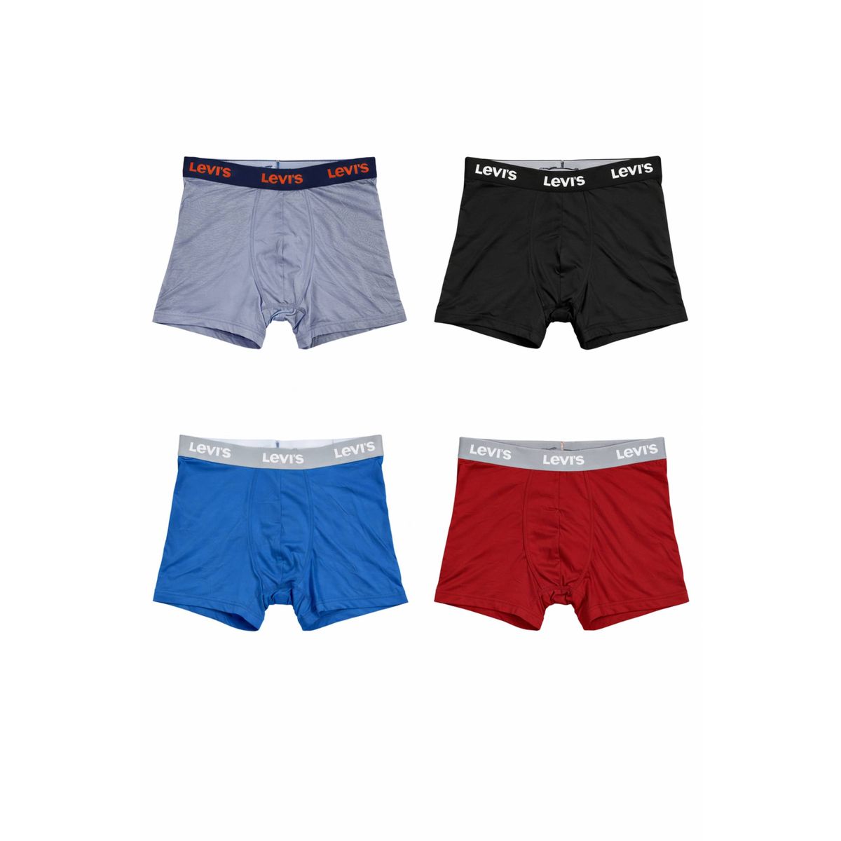 Levi’s Men’s Microfiber Boxer Briefs (4-Pack) - S