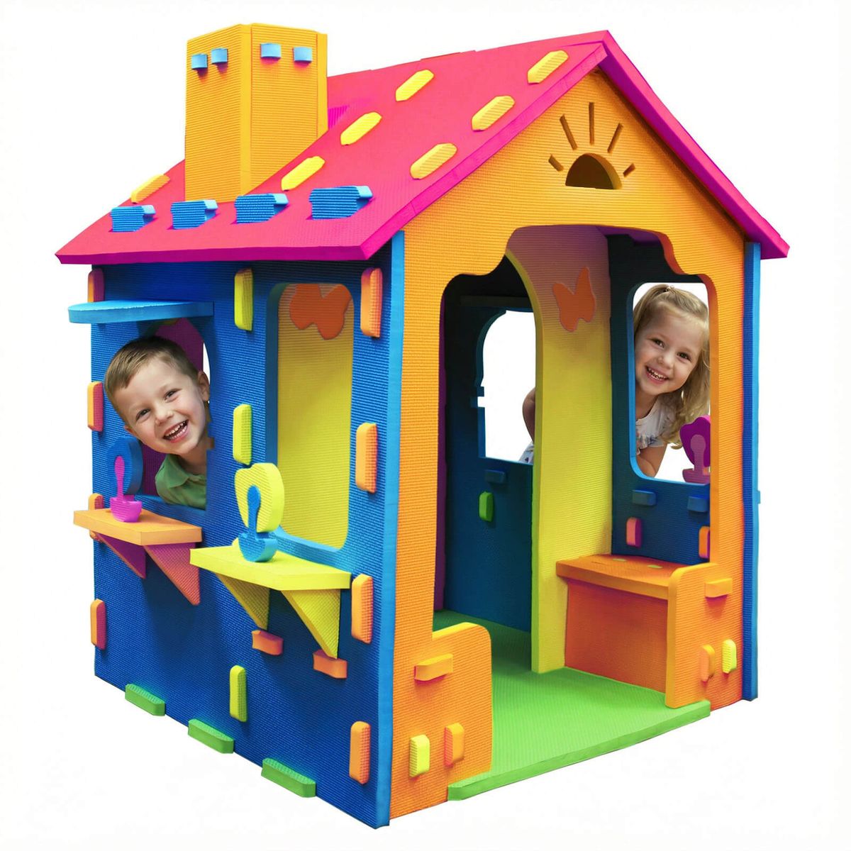 Kids' EVA Foam Playhouse  - Multicolor