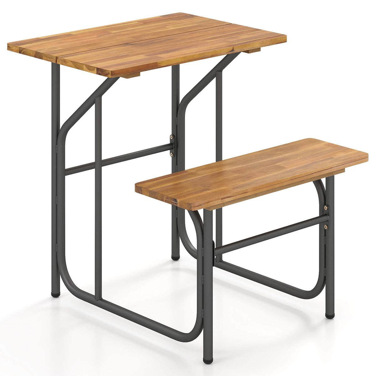 Patio Table and One Sided Bench Set (1 or 2-Pack) - 1 PCS