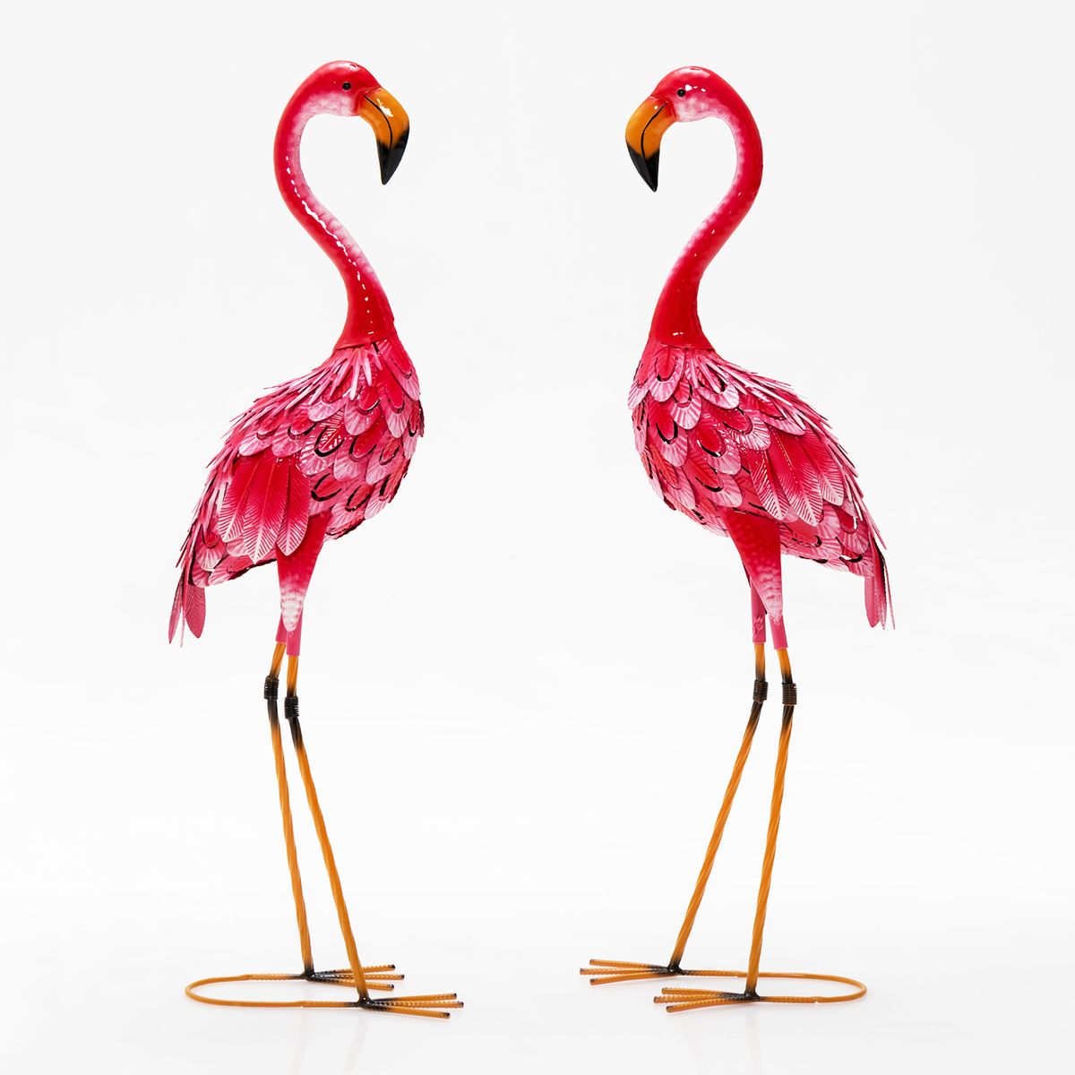 Flamingo Garden Statue Set (2-Pack) - 2pcs Flamingo Garden Statue-Pink