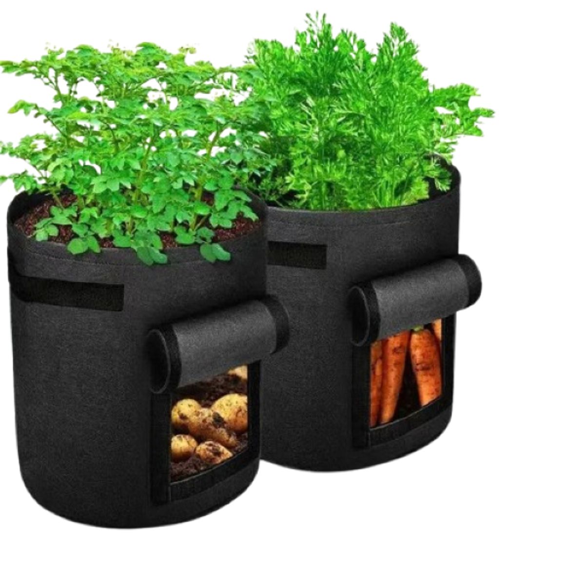 Potato Planter Bags - Black-5 Gallon(25*30cm)
