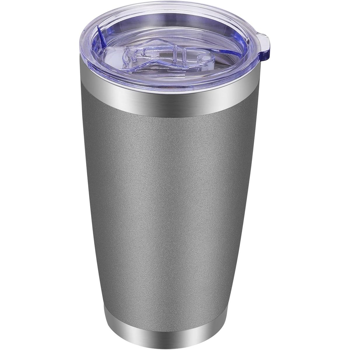 Stainless Steel Travel Coffee Tumbler - Grey