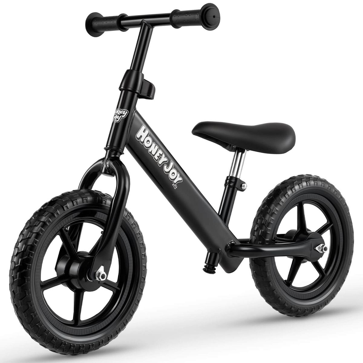 11” Lightweight Toddler Balance Bike with Adjustable Handlebar - Black