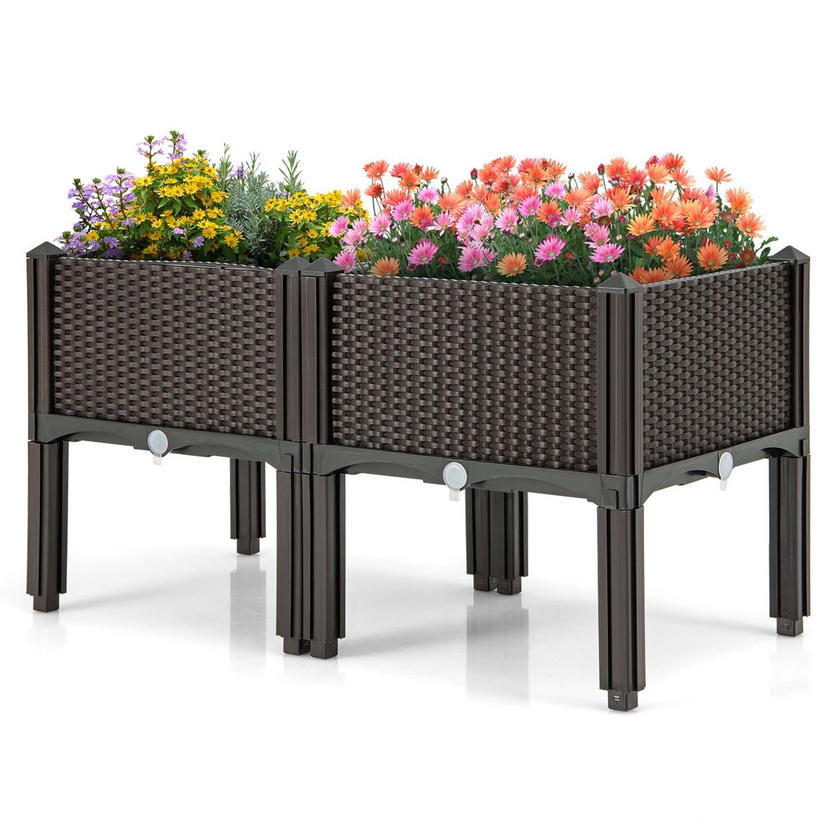 Elevated Plastic Garden Bed (2- or 4-Pack) - Garden Bed -2