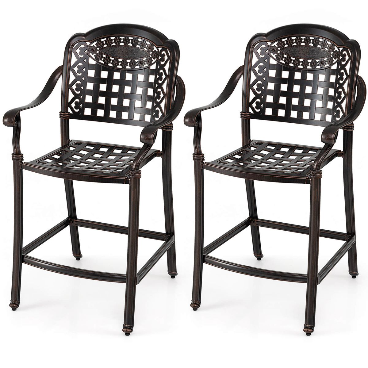 25.5&rdquo; Outdoor Bar Stool (Set of 2 or 4) - Set of 2