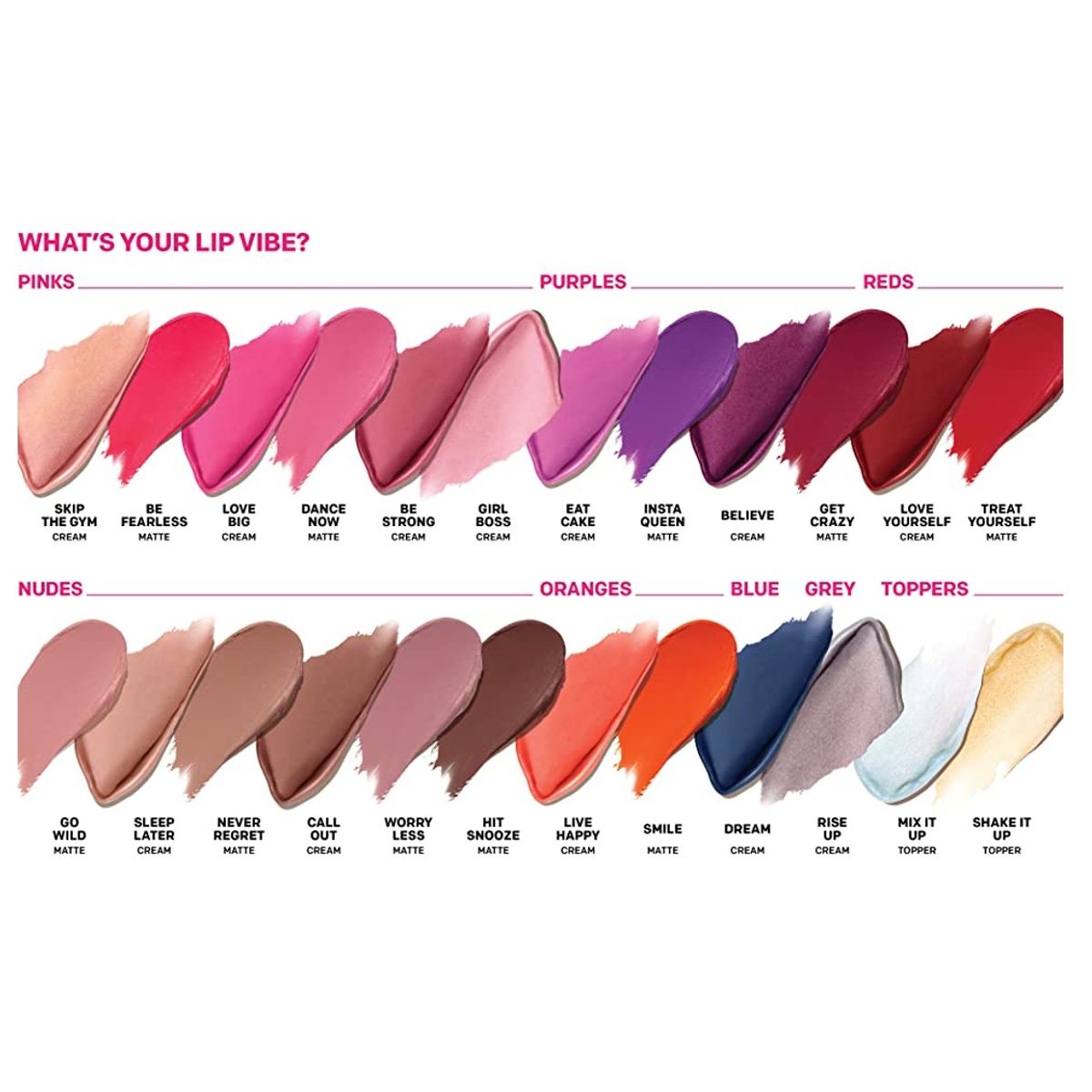 Almay Lip Vibes Lipstick (2-Pack) - Be Fearless