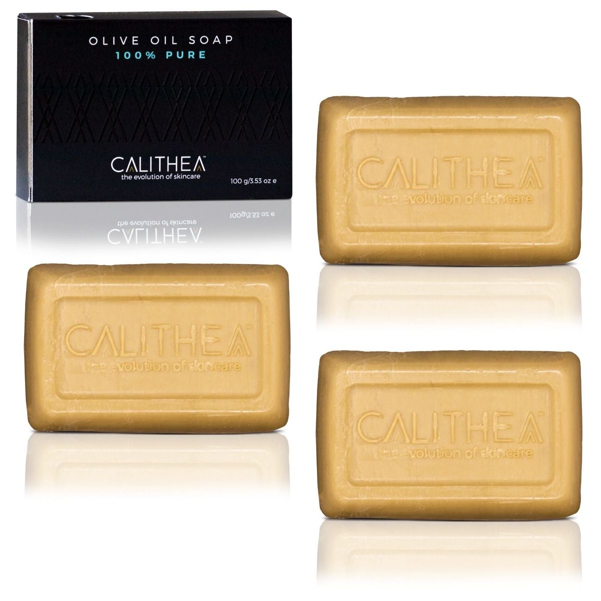 All Natural Olive Oil Soap (3-Pack) - Pure