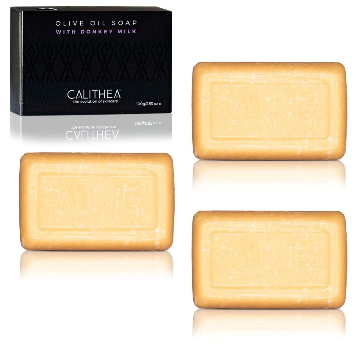 All Natural Olive Oil Soap (3-Pack) - Donkey Milk