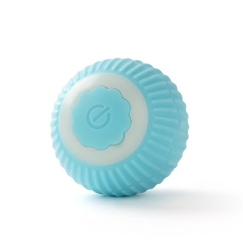 Rechargeable Rolling Ball for Indoor Cats - Blue