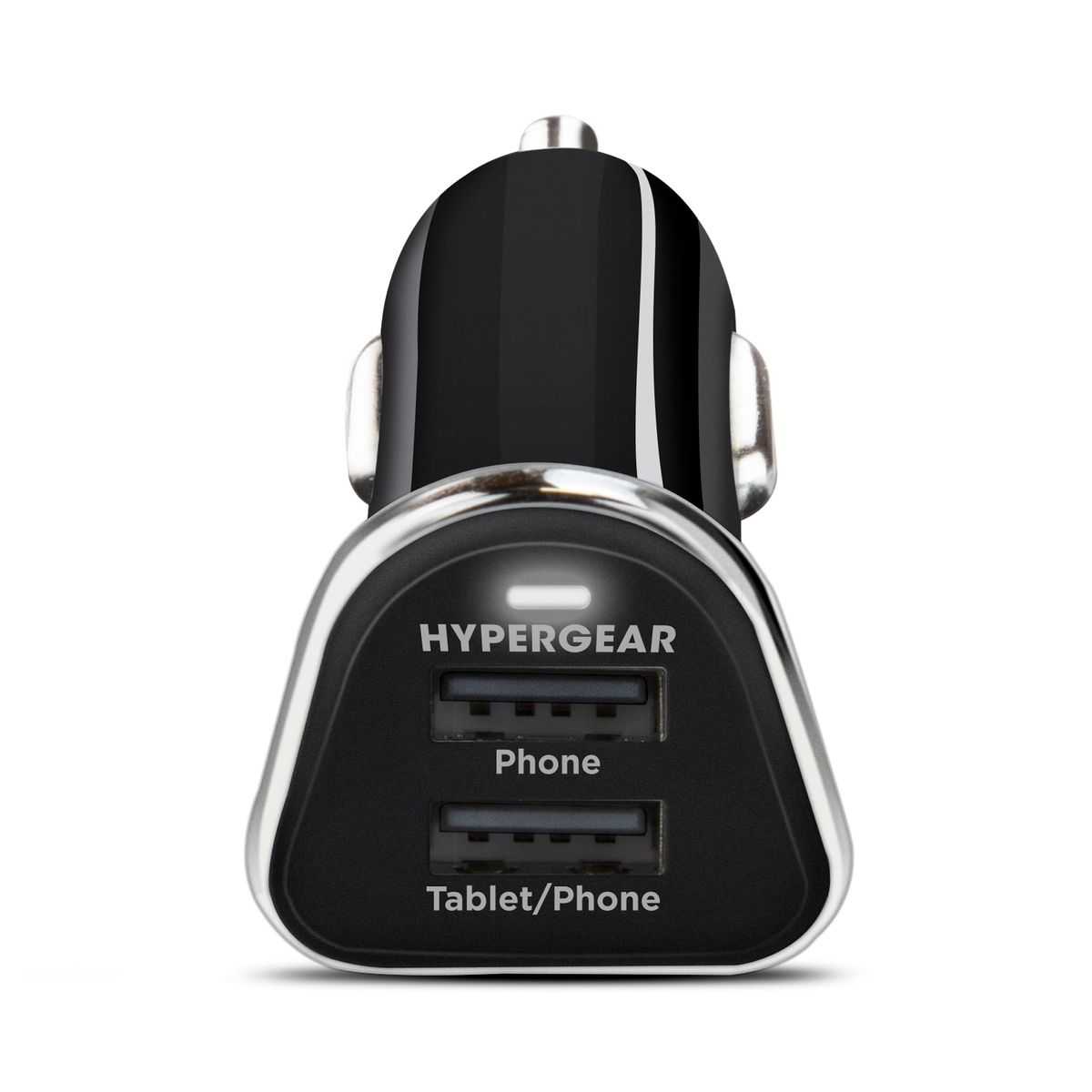 Hi-Power Dual USB 3.4A Car Charger - Black