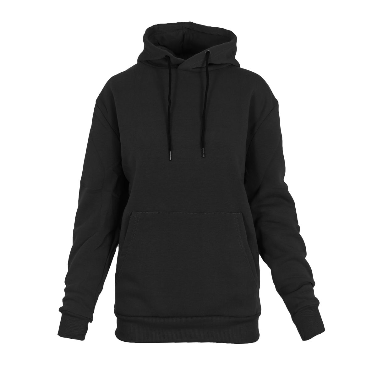 Womens Heavyweight Fleece Lined Pullover Hoodie - BD-11922 / BK / M