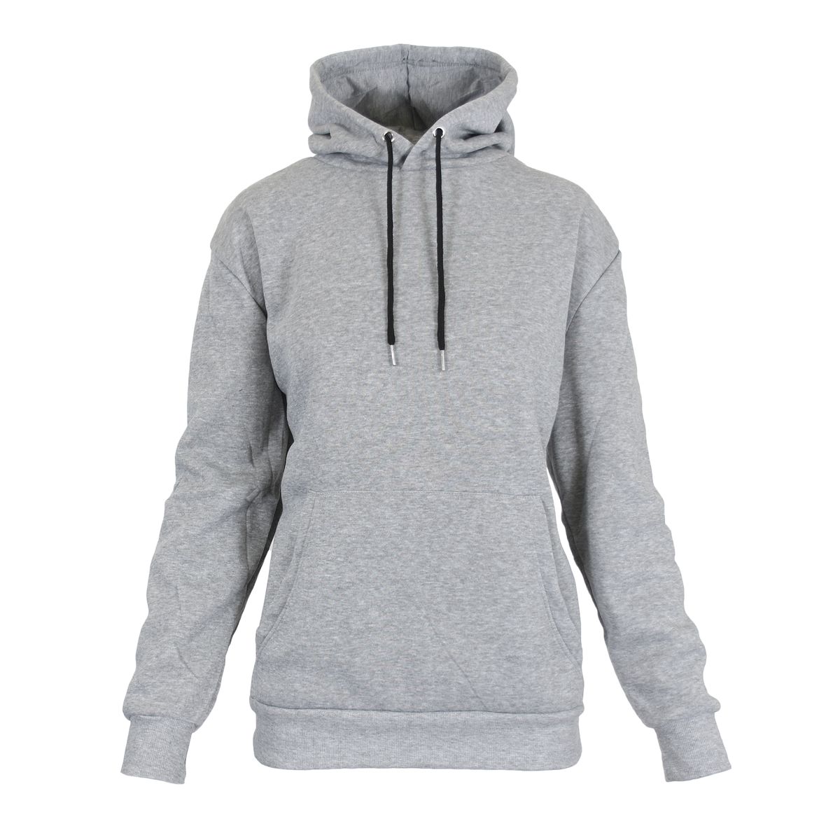 Womens Heavyweight Fleece Lined Pullover Hoodie - BD-11922 / HG / M