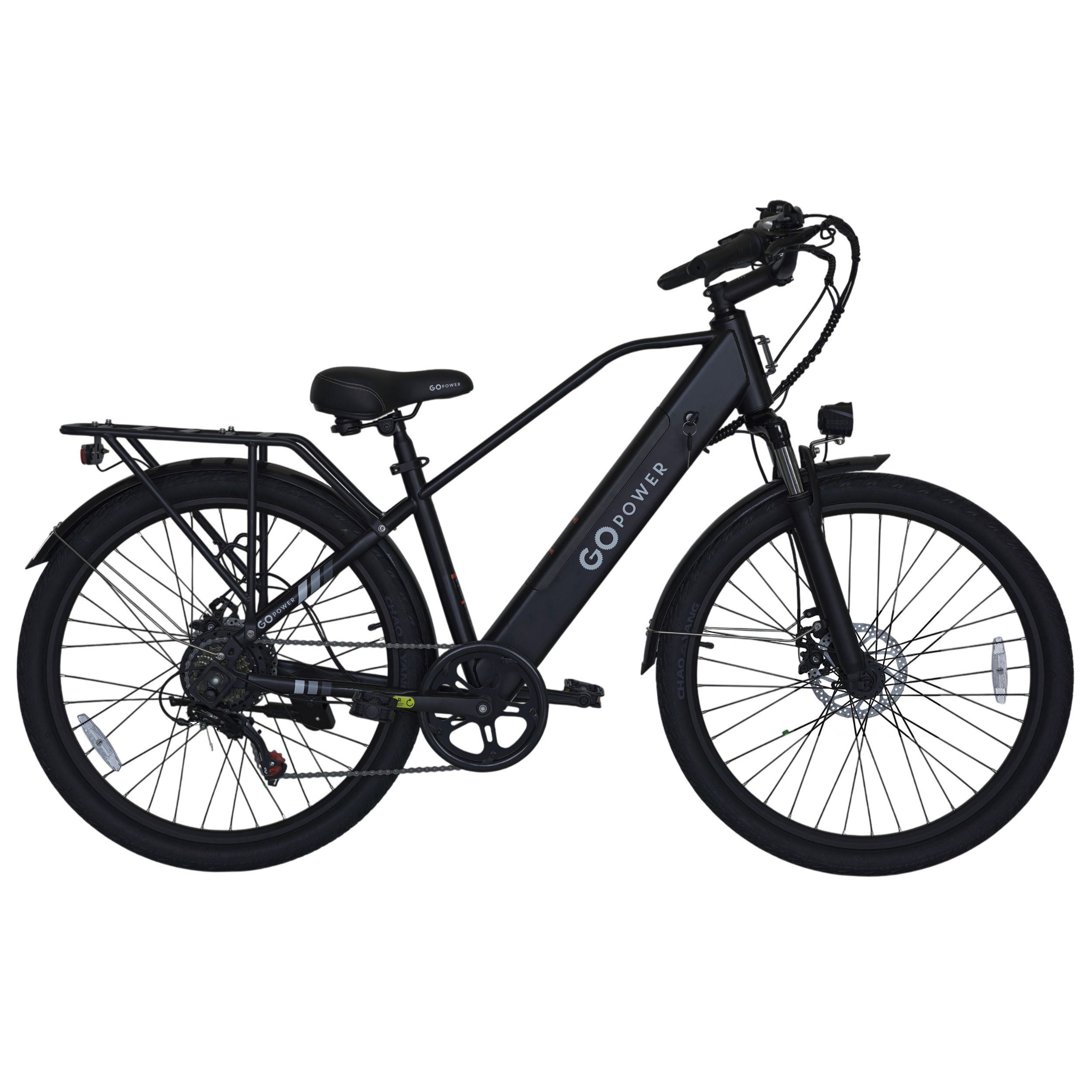 GoPowerBike GoScout Adult Electric Bike - GoScout Black