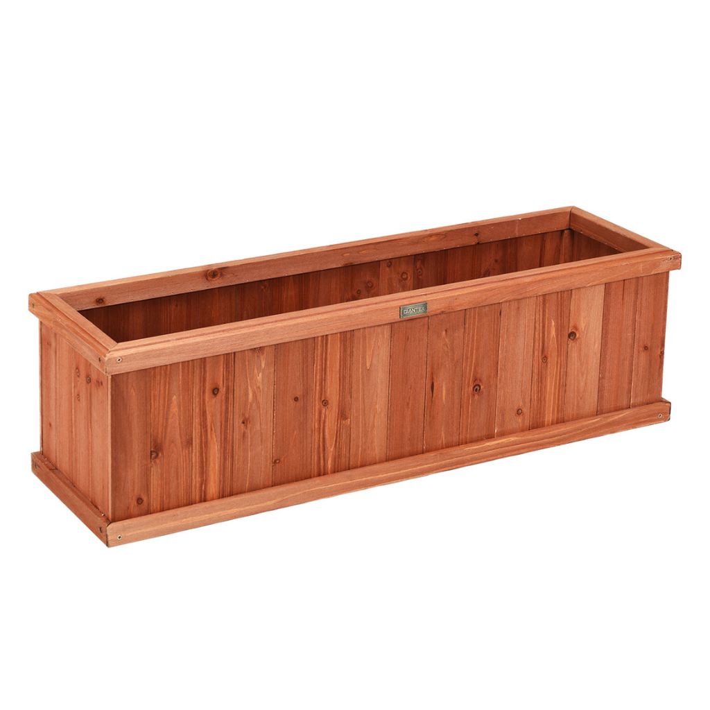 Wooden Flower Planter Window Box - Planter Box 28INCH