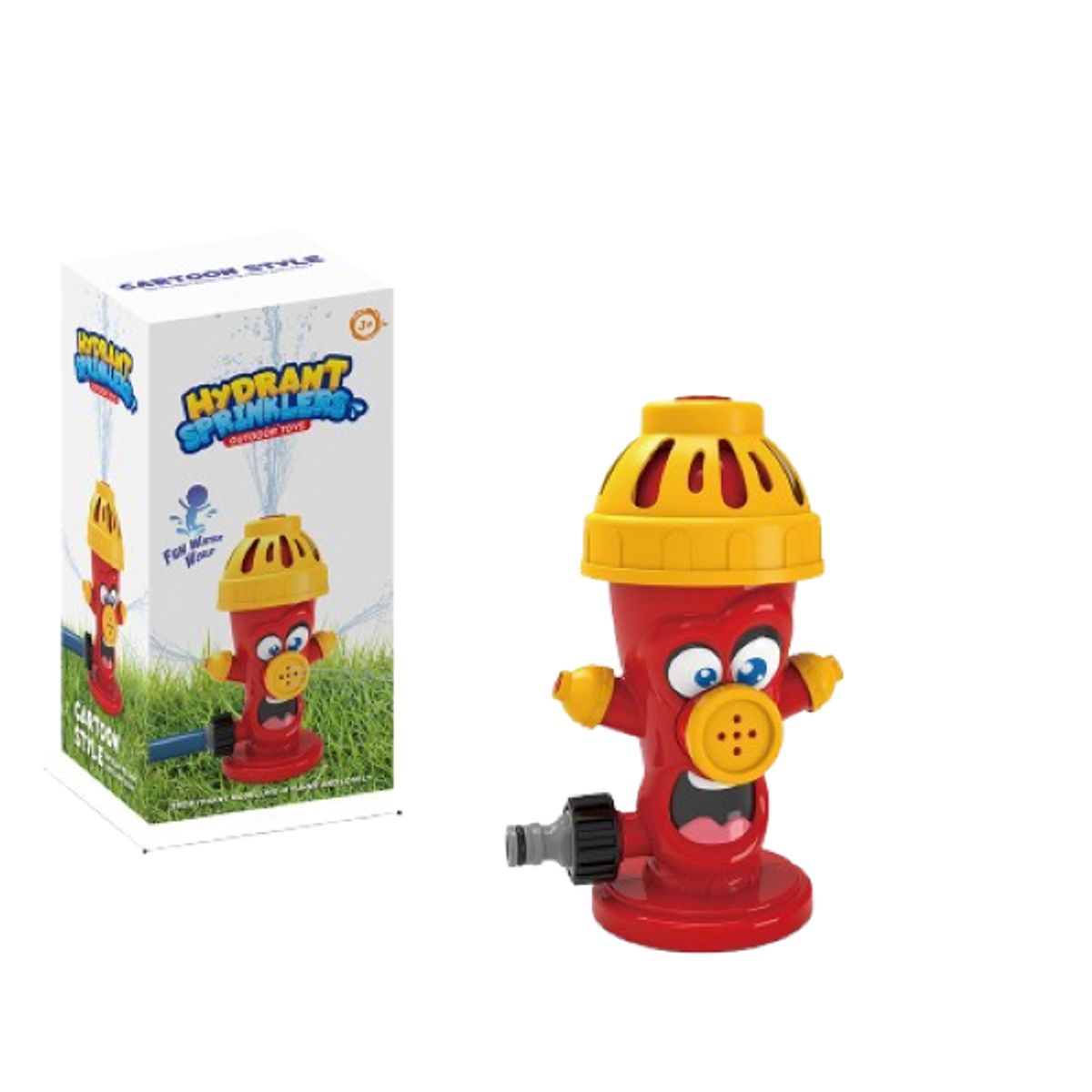 SplashBuddy Cartoon Sprinkler - Fire hydrant-Style 1