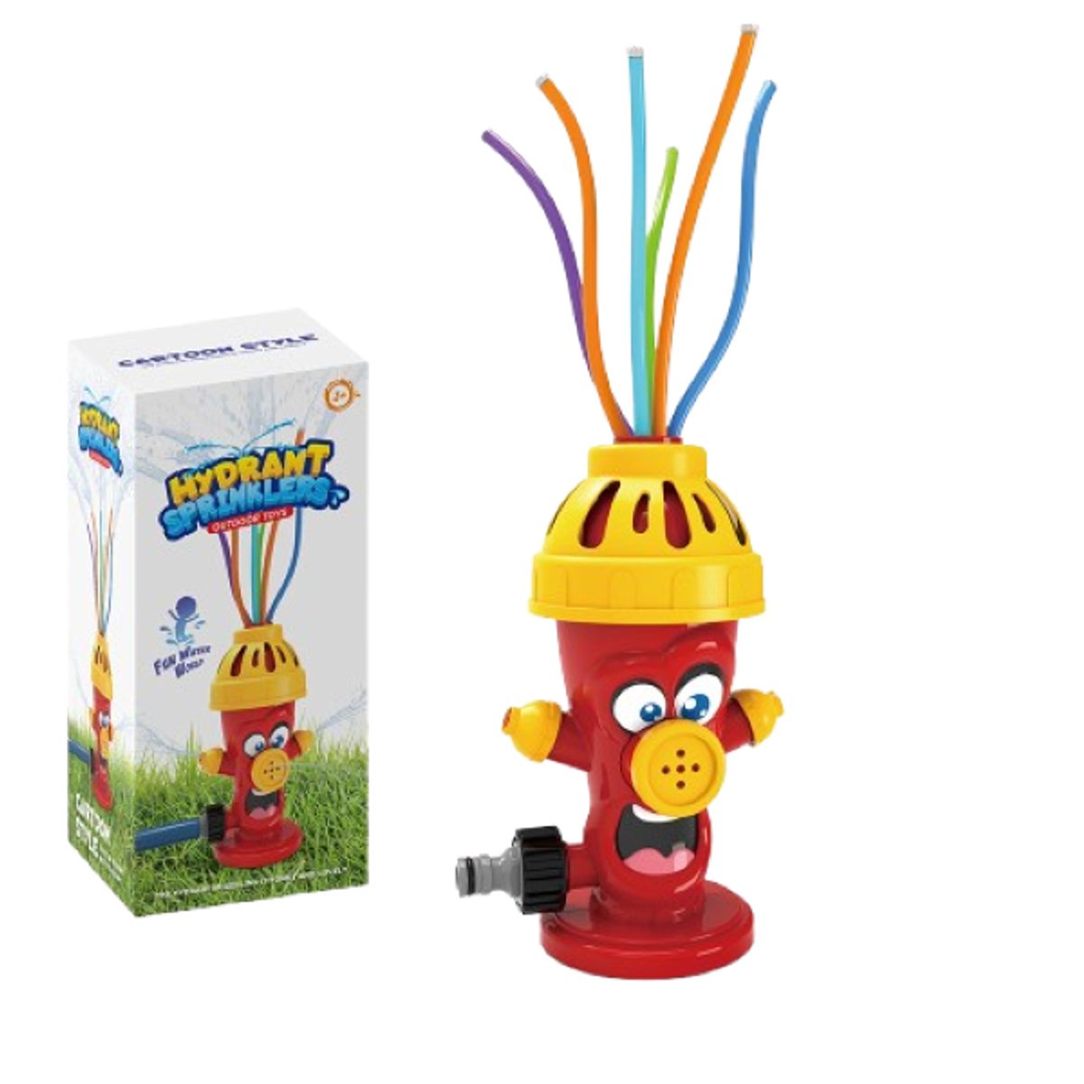 SplashBuddy Cartoon Sprinkler - Fire hydrant-Style 2
