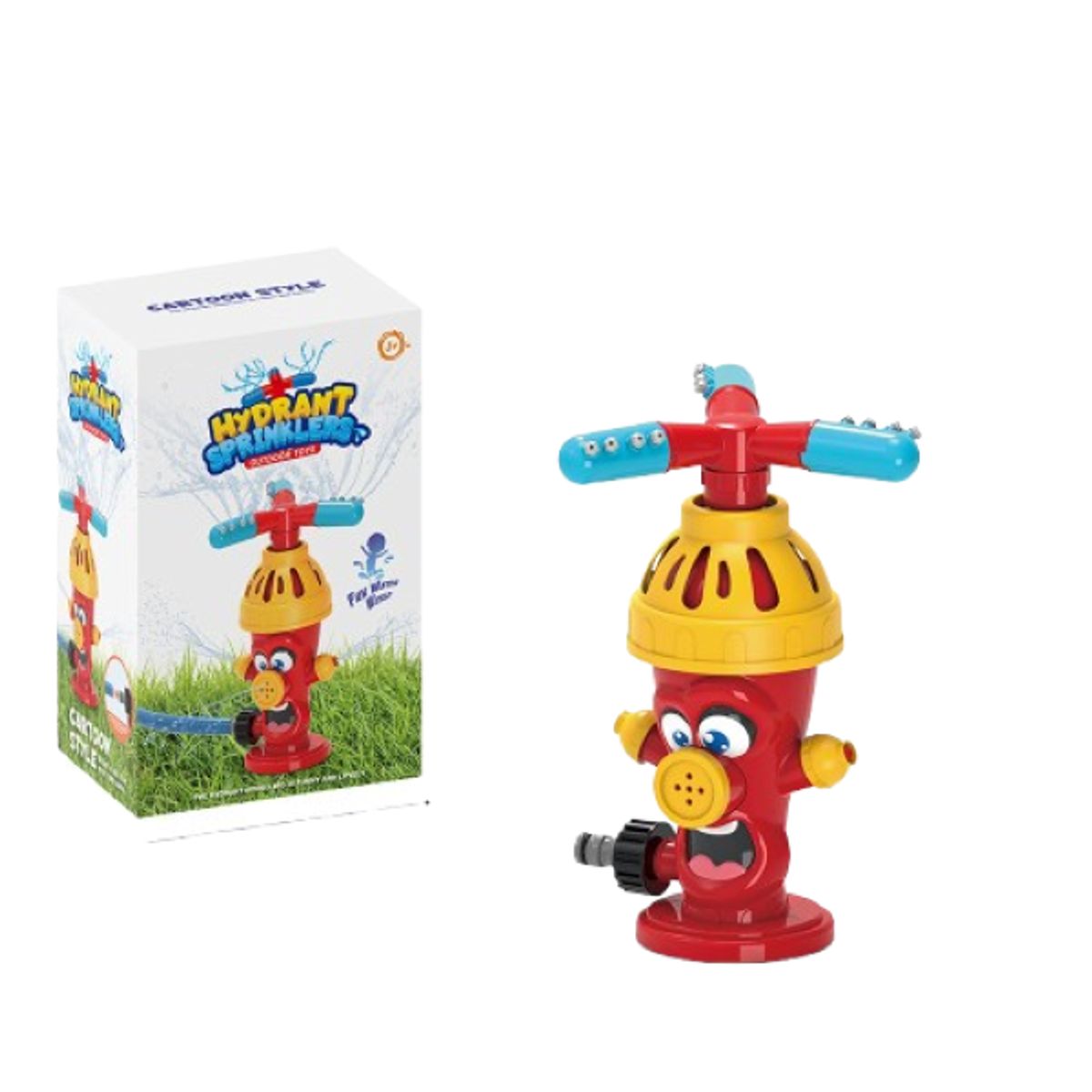 SplashBuddy Cartoon Sprinkler - Fire hydrant-Style 3