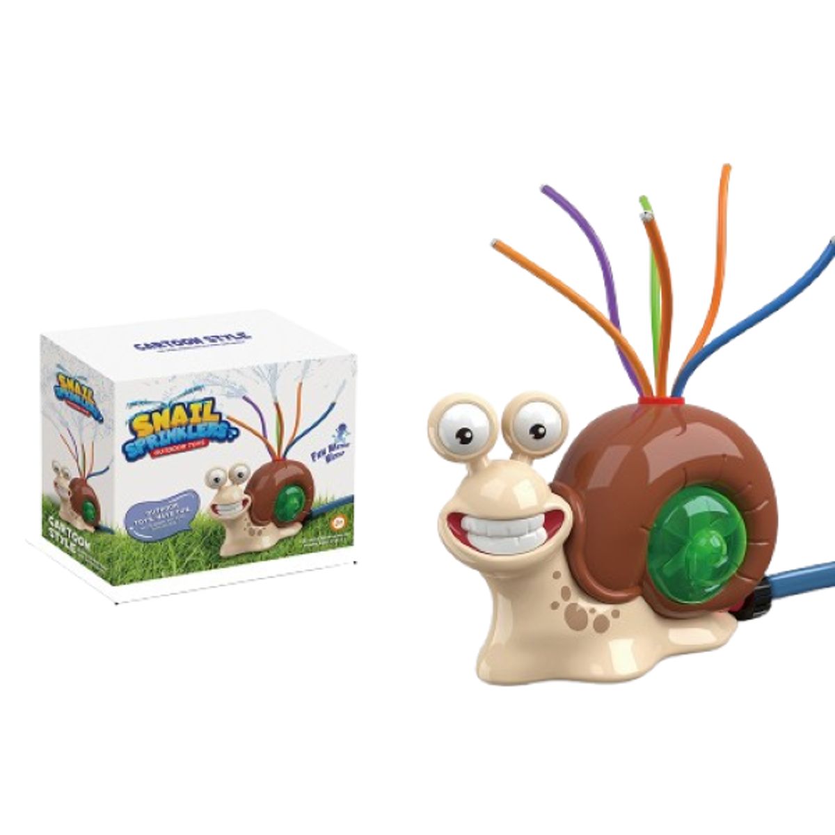 SplashBuddy Cartoon Sprinkler - Snail-Style 2
