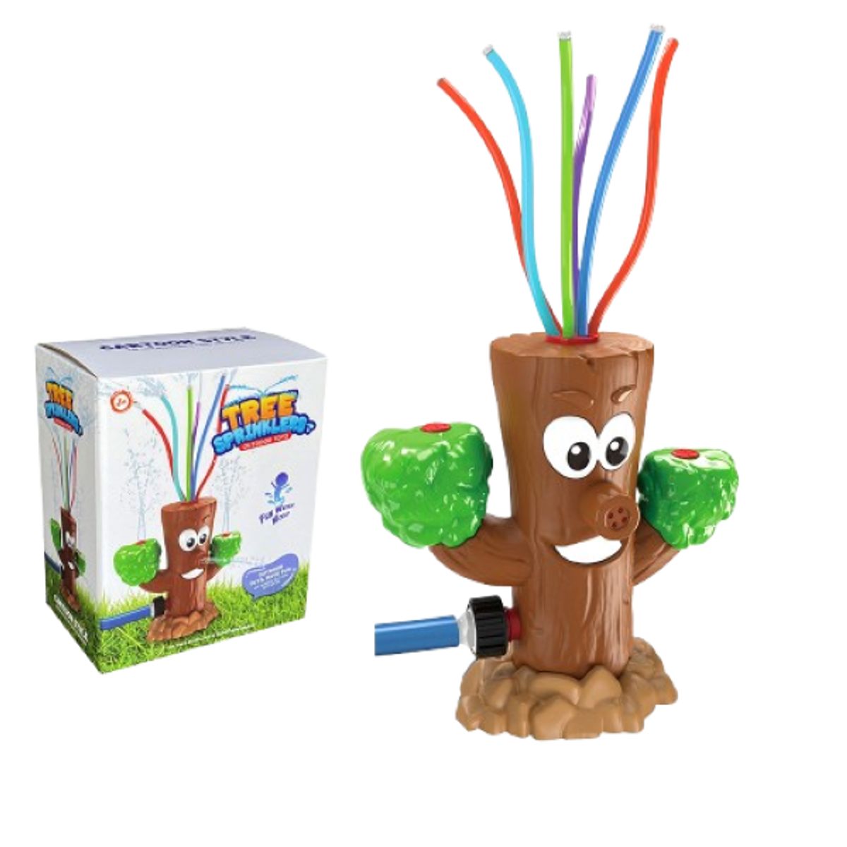 SplashBuddy Cartoon Sprinkler - Stump-Style 2