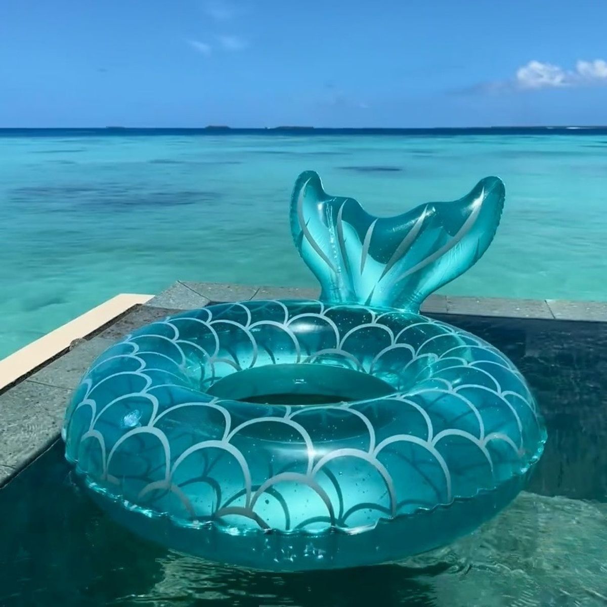 Mermaid Tail Inflatable Pool Float - Style 1-Adult