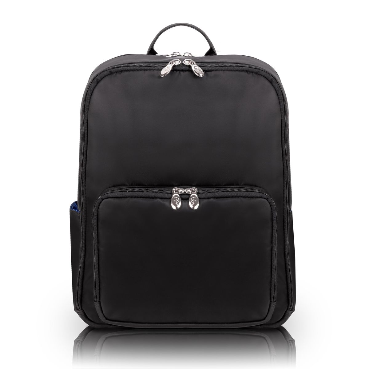 Transporter 15” Nylon Dual-Compartment Laptop Backpack - Black