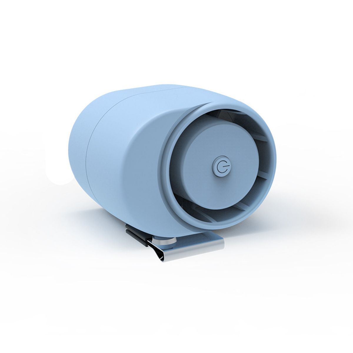 Mini Under Shirt Fan with Belt Clip - Blue