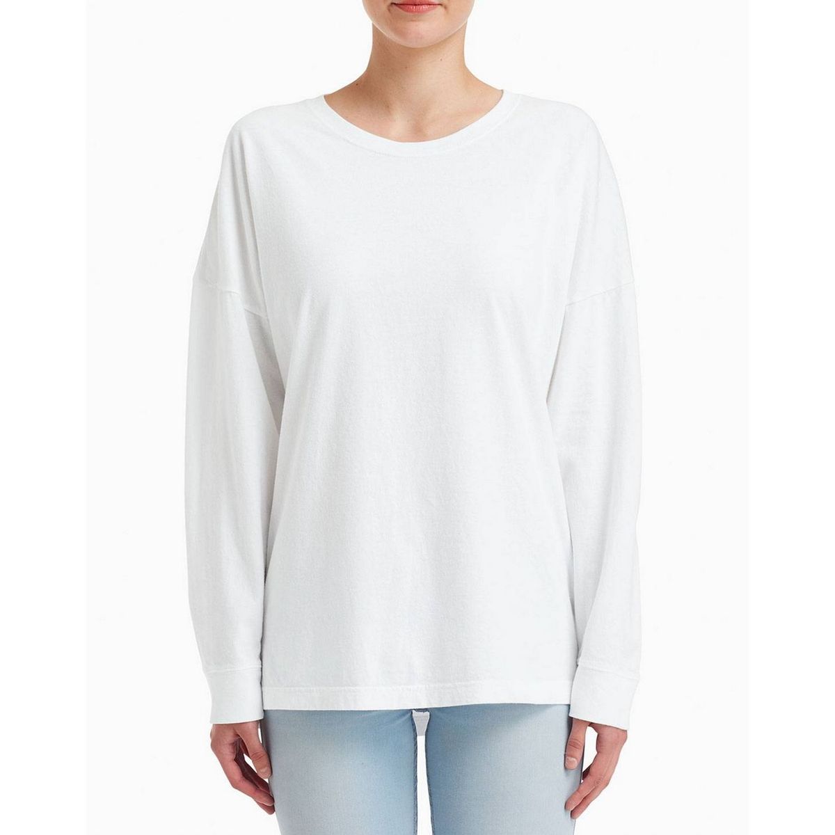 Comfort Colors Adult Heavyweight RS Oversized Long-Sleeve T-Shirt - White