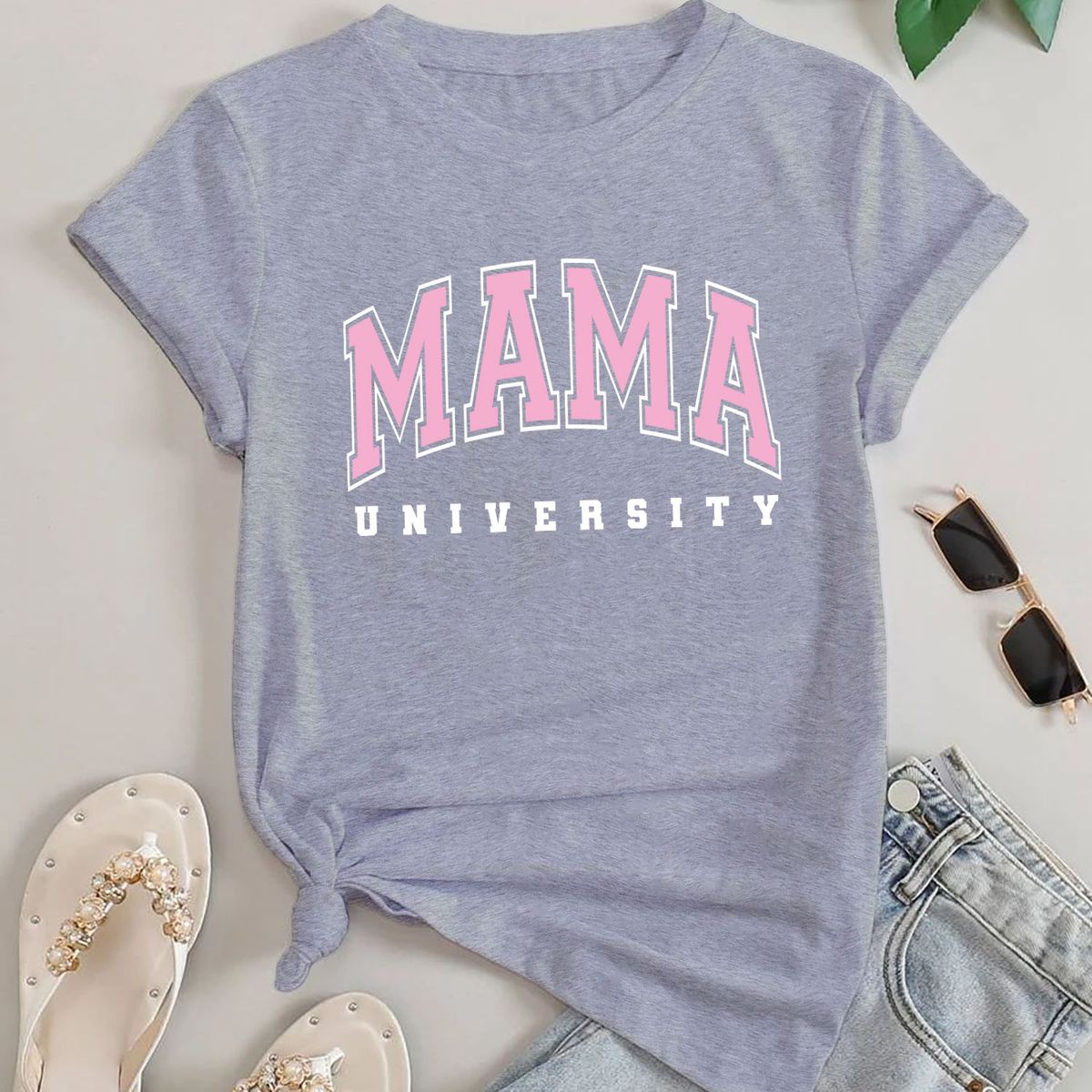 Mother's Day T-Shirt Selection  - Small - MAMA University (Grey)