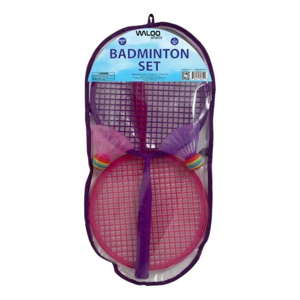 Waloo® Sports Badminton Set - Pink and Purple