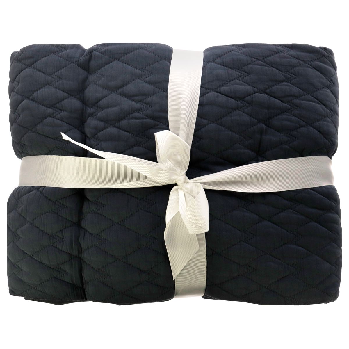 Diamond Stitch Bamboo Quilt - Diamond Stitch Bamboo Quilt - Blue Lagoon-Queen by Cariloha for Unisex - 1 Pc Blanket