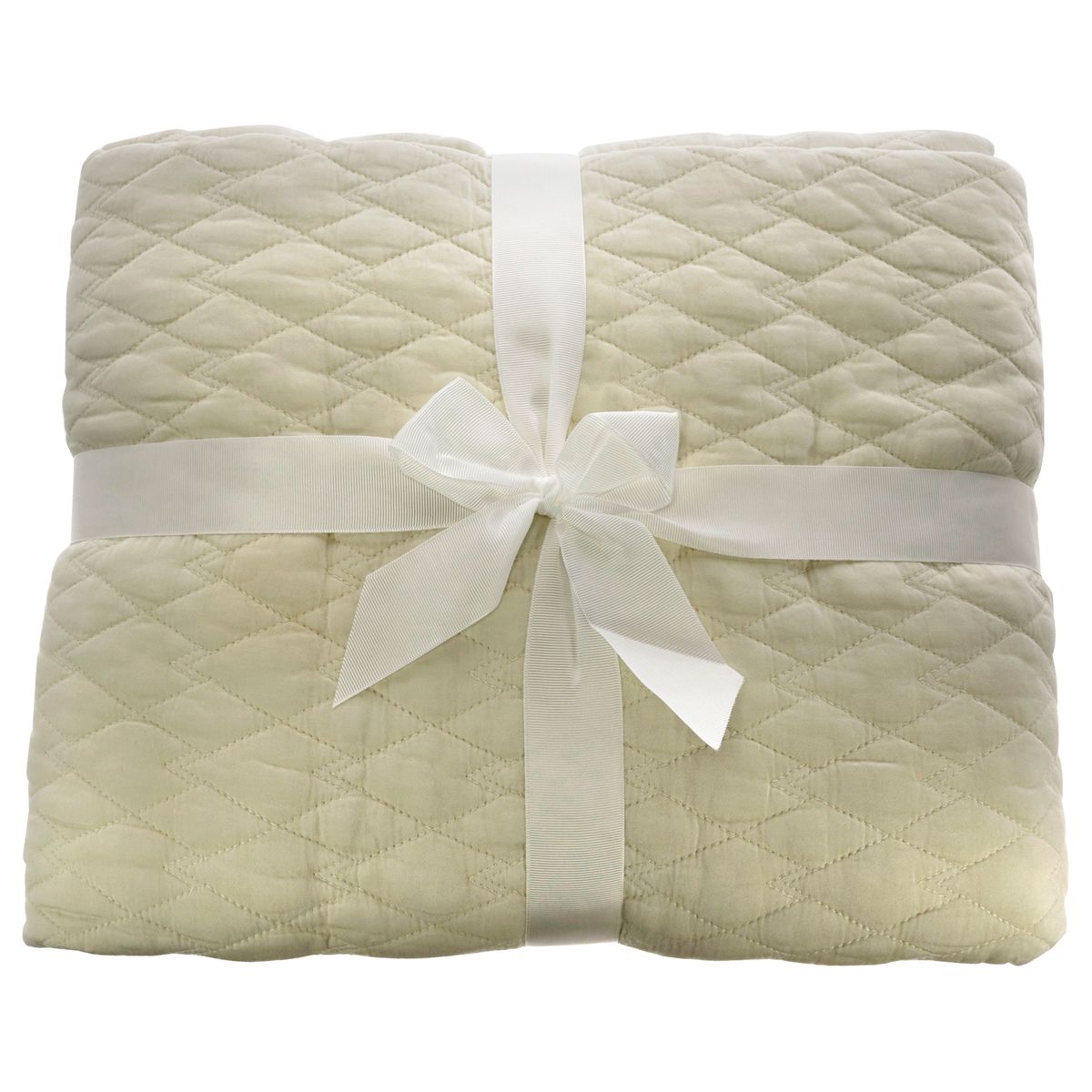Diamond Stitch Bamboo Quilt - Diamond Stitch Bamboo Quilt - Coconut Mi