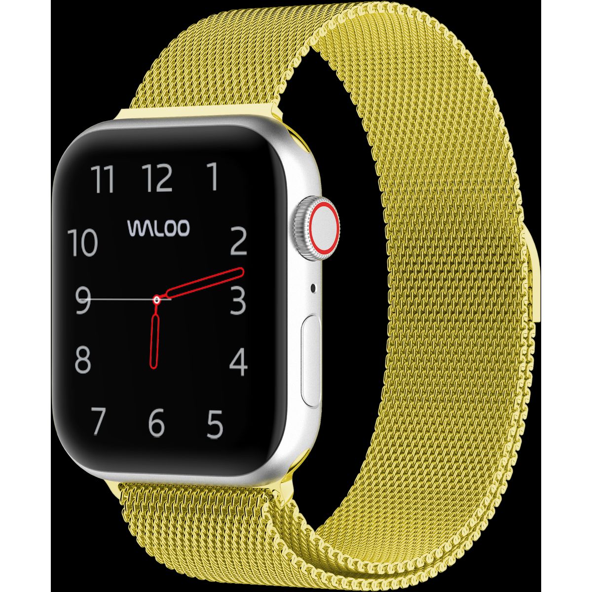 Waloo Magnetic Mesh Band for Apple Watch Series 1-9 - 42/44/45/49mm / Yellow