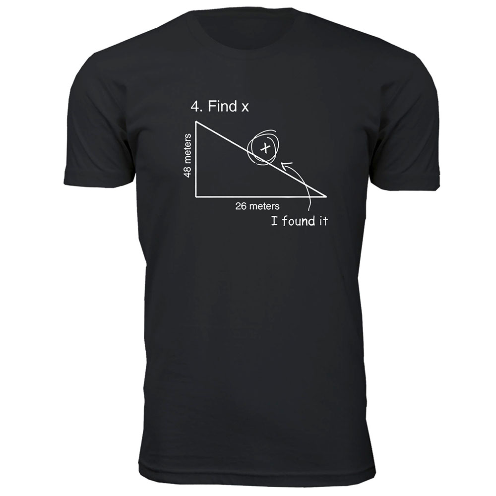 Men's Funny Nerd T-Shirt - Find x - Black / S