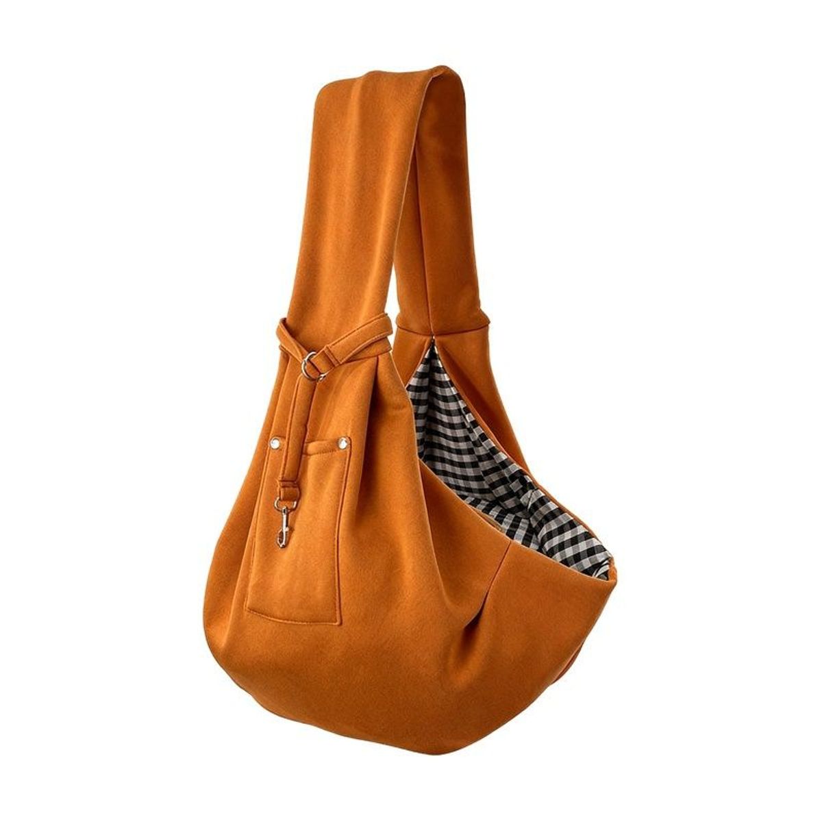 Reversible Canvas Pet Sling Carrier - Caramel