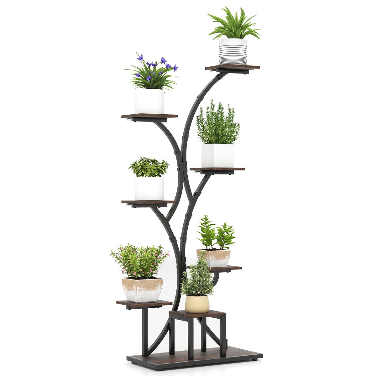 8-Tier Corner Metal Plant Shelf (1 or 2-Pack) - Plant Shelf -1