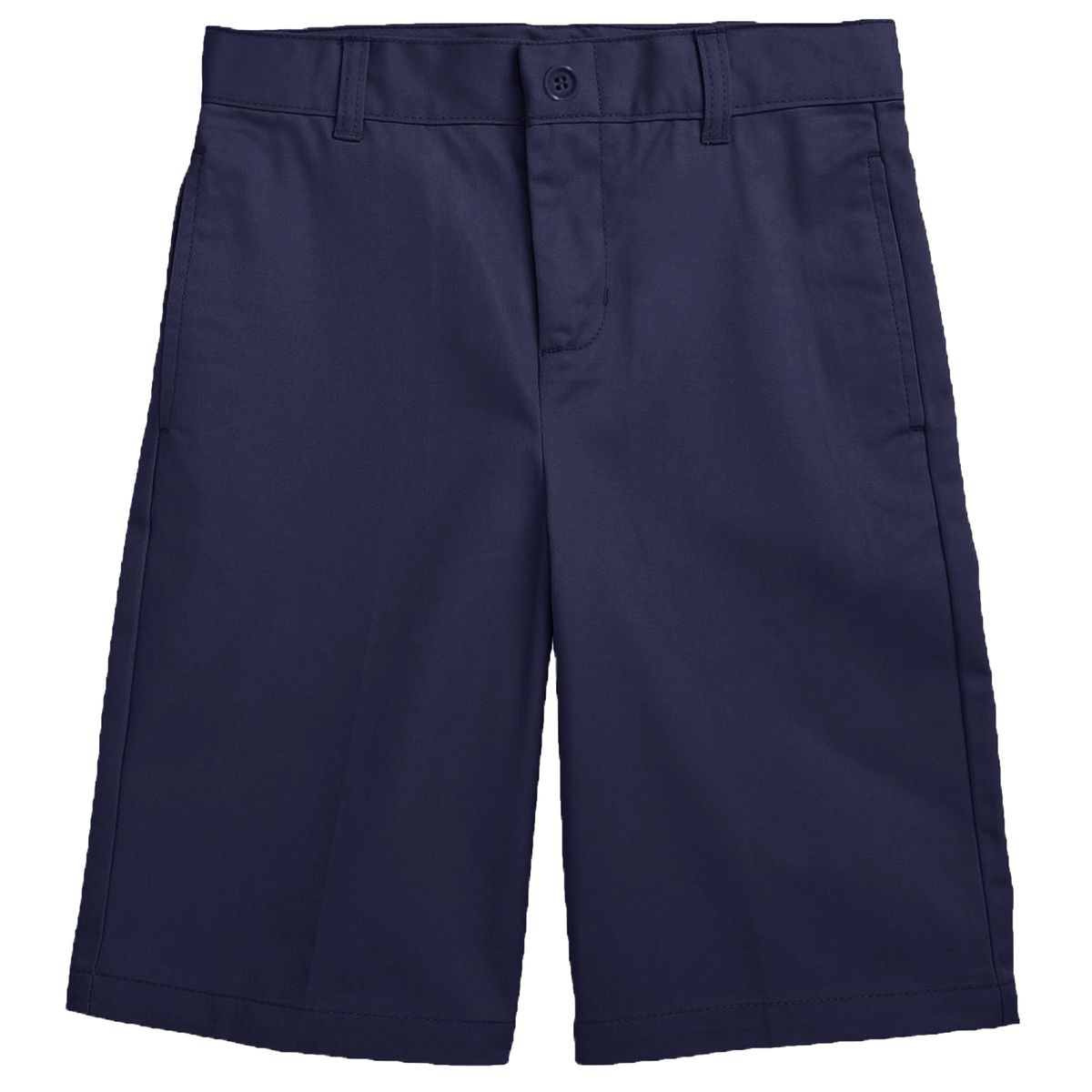 Boys' Stretch Slim Fit School Uniform Twill Shorts - J/BSB-NV/20