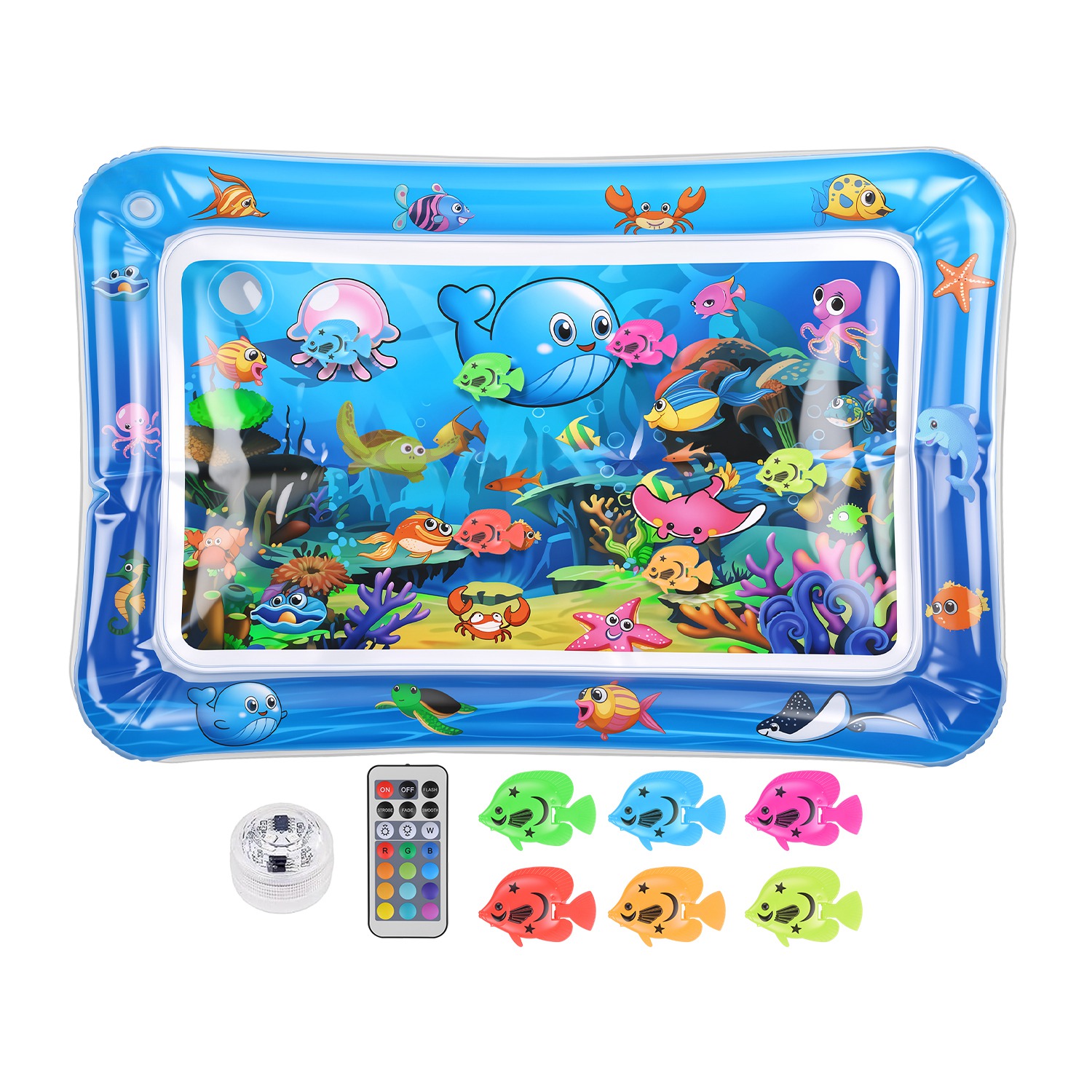 Interactive Cat Water Mat - Blue
