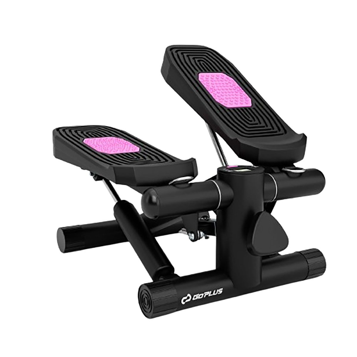 Mini Stepper with Resistance Bands & Adjustable Height - Mini Stepper -Black