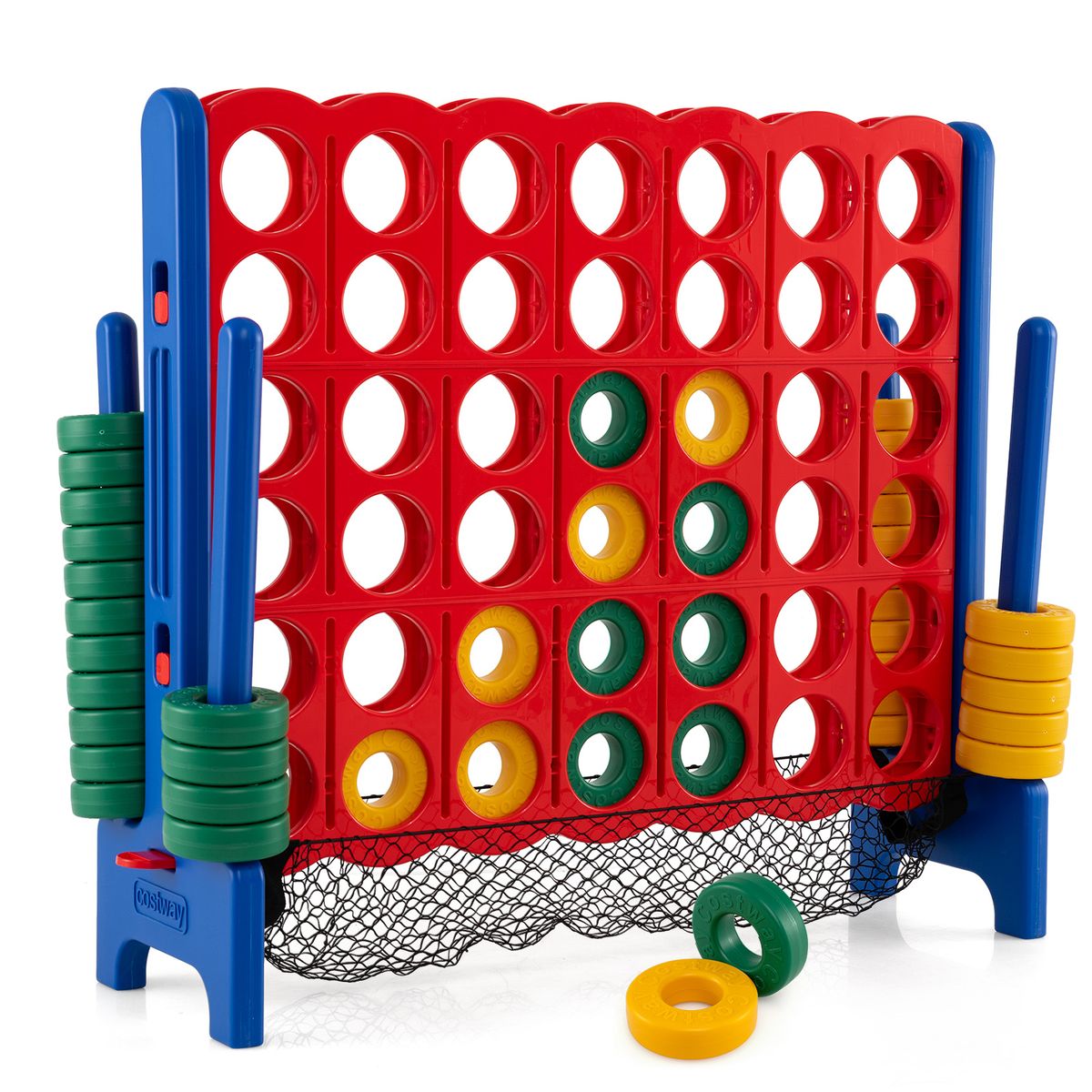 Jumbo 4-to-Score 4 in A Row Game Set - Muticolor