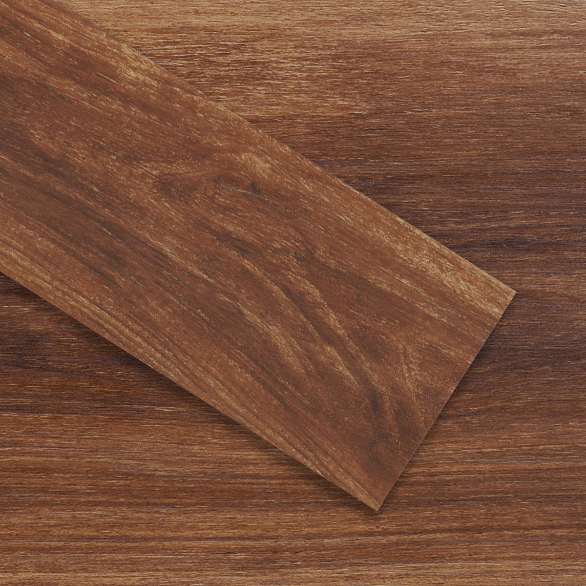 Waterproof Vinyl Floor Tiles (24 or 48-Pack) - Brown-24-Pack