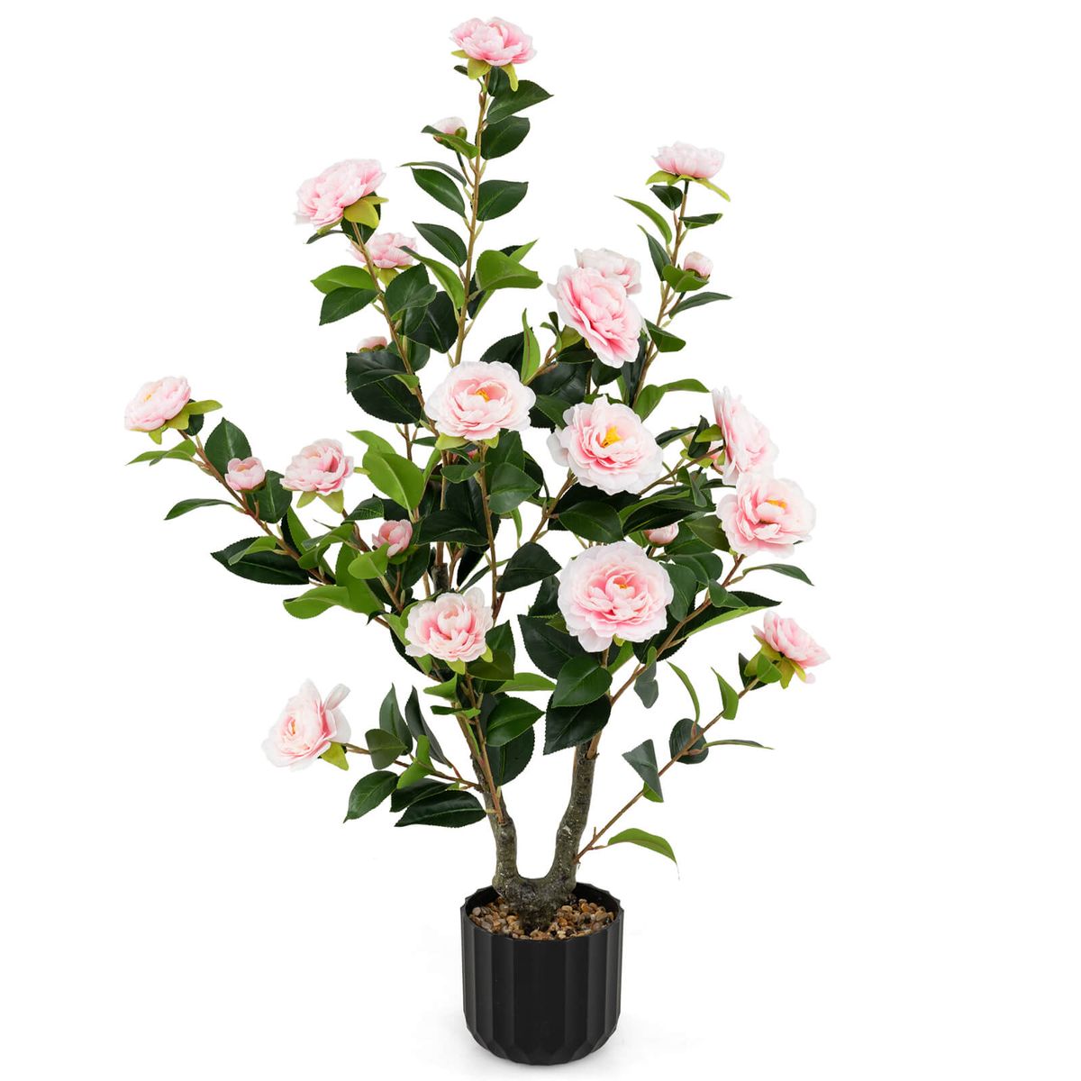 Artificial Camellia Tree (1 or 2 Pack) - Pink-1
