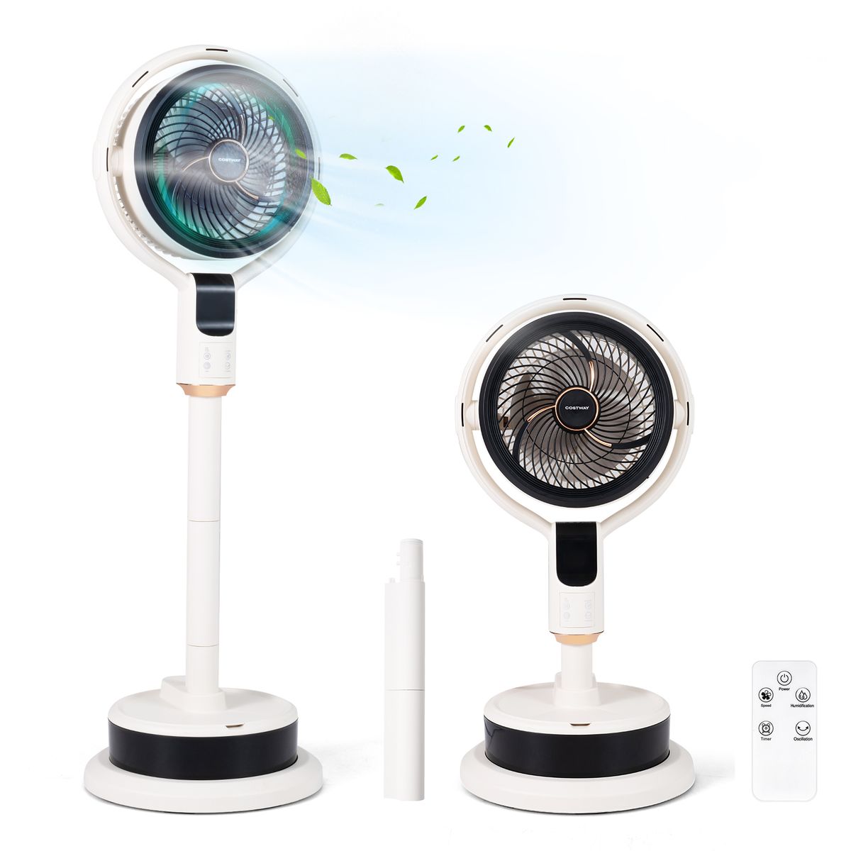 Misting Pedestal Fan - Fan-White