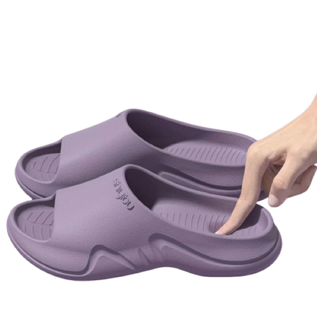 Arch Support Non-Slip Slippers - Purple-36-37