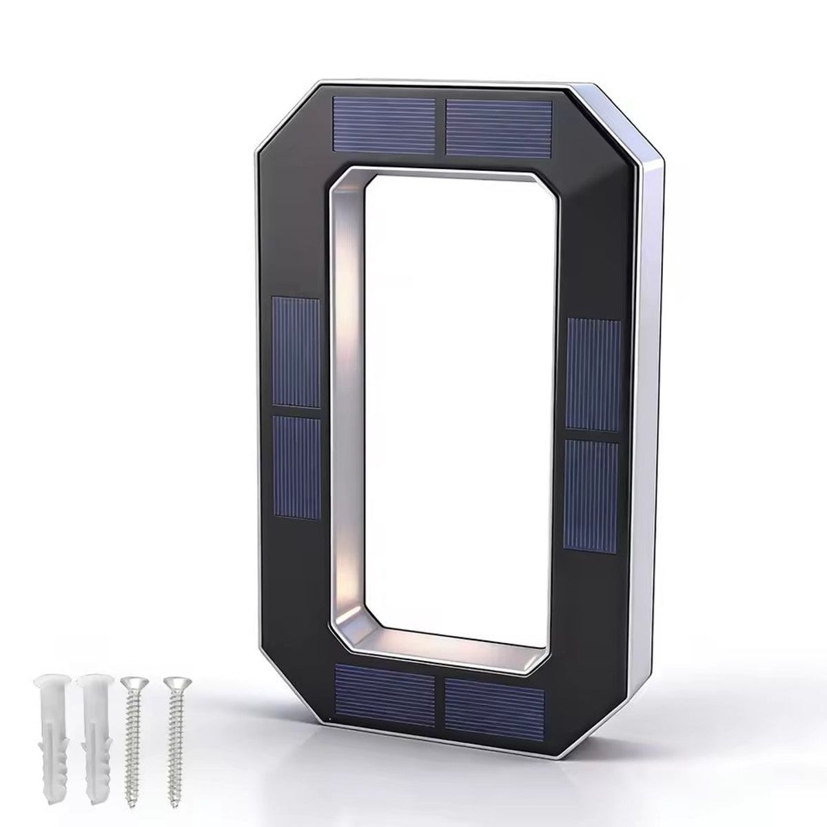 Solar LED House Number Sign - 0