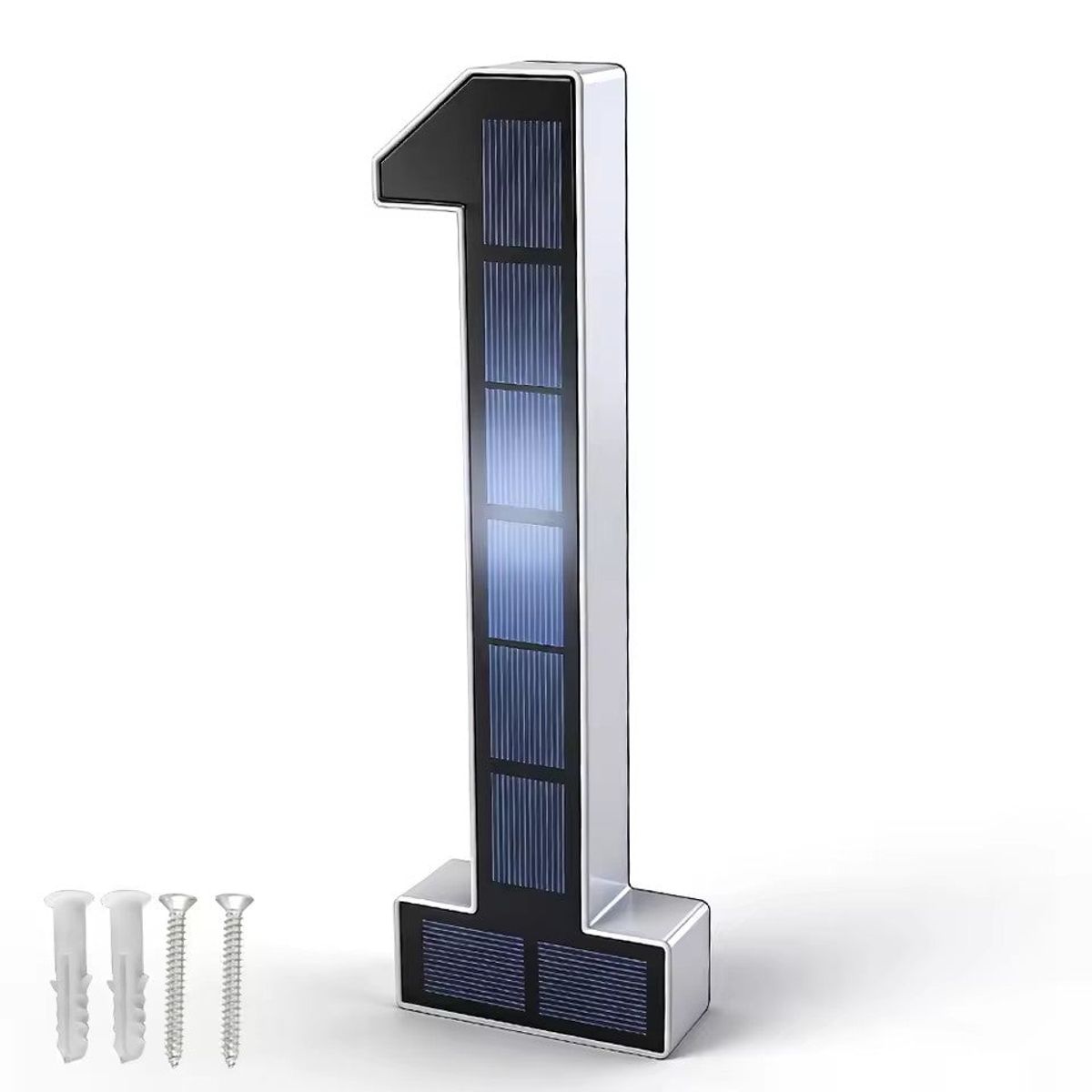 Solar LED House Number Sign - 1