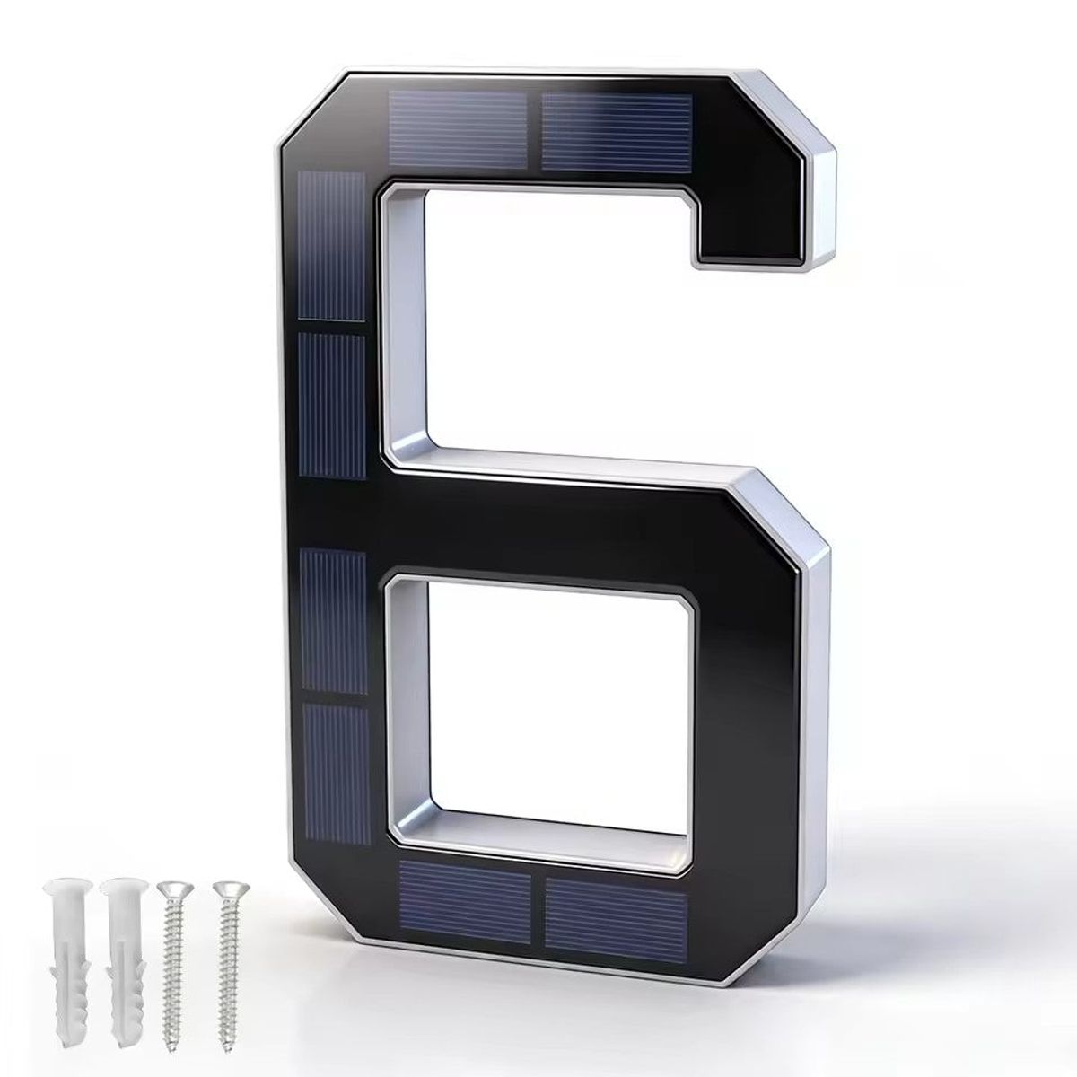 Solar LED House Number Sign - 6