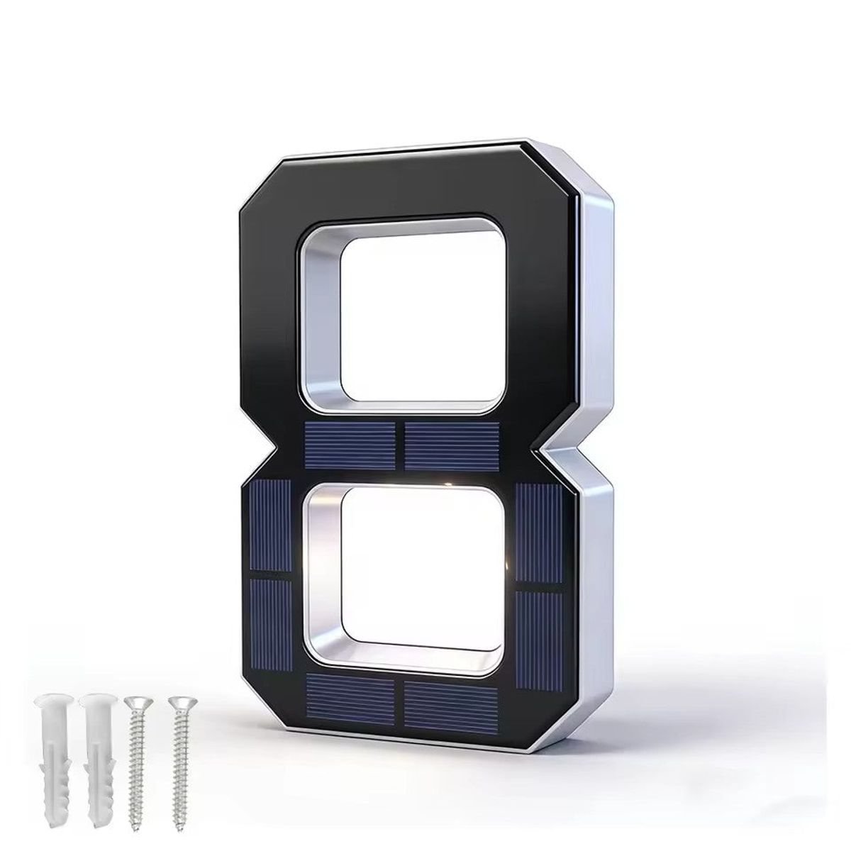 Solar LED House Number Sign - 8
