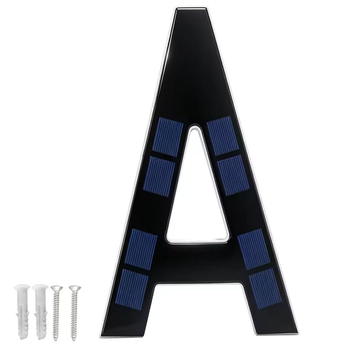 Solar LED House Number Sign - A